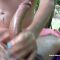 Awesome Handjobs – Outdoor Handjob On A Bed In The Jungle