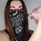 Nikki Rockwell Inked Bandana Girl with Epic Hands gets Facial